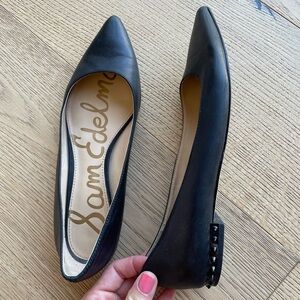 Sam Edelman Reyanne Spike leather Flats Pointed Toe Studded Ballet 8